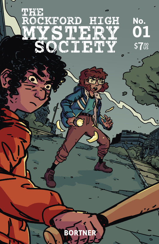Cover: two teenage girls--Dani and Rachel--stand dramatically on a New England street corner, facing the reader.